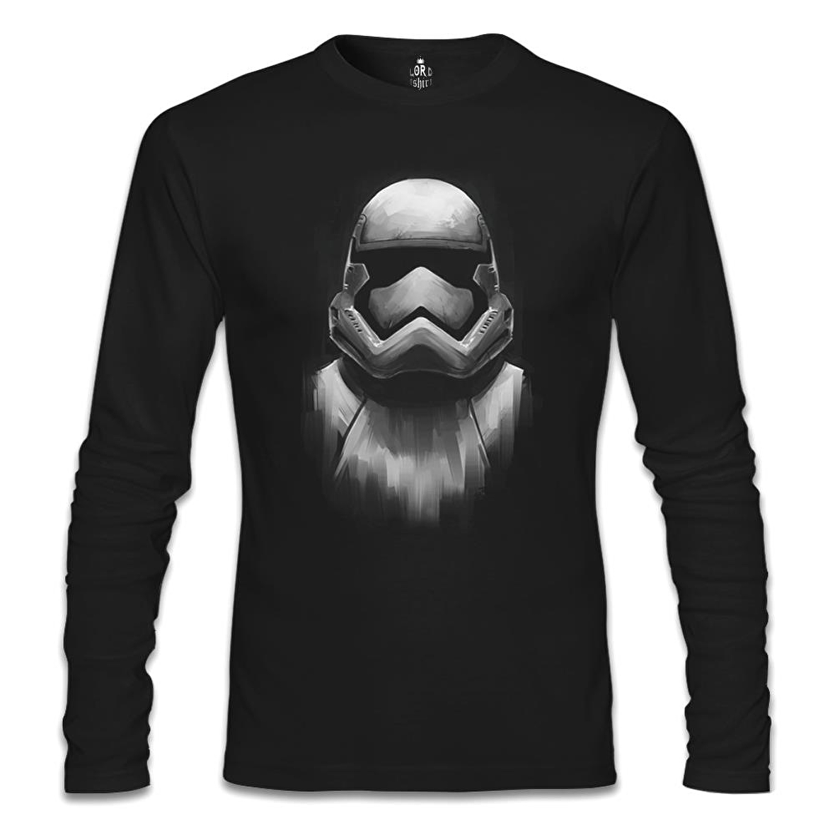 Star Wars - Storm Trooper Siyah Erkek Sweatshirt