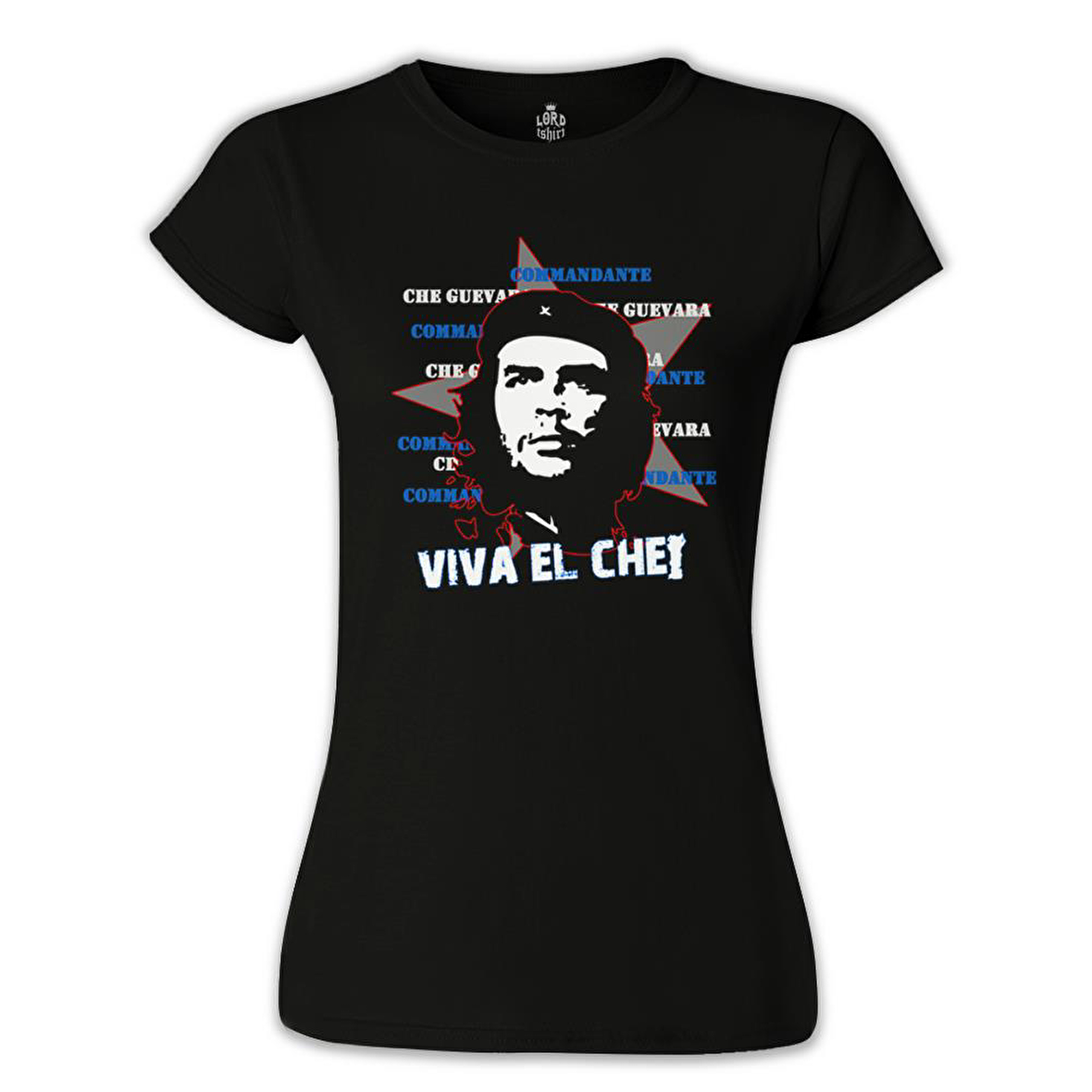 Che Guevara - Viva Siyah Bayan Tshirt
