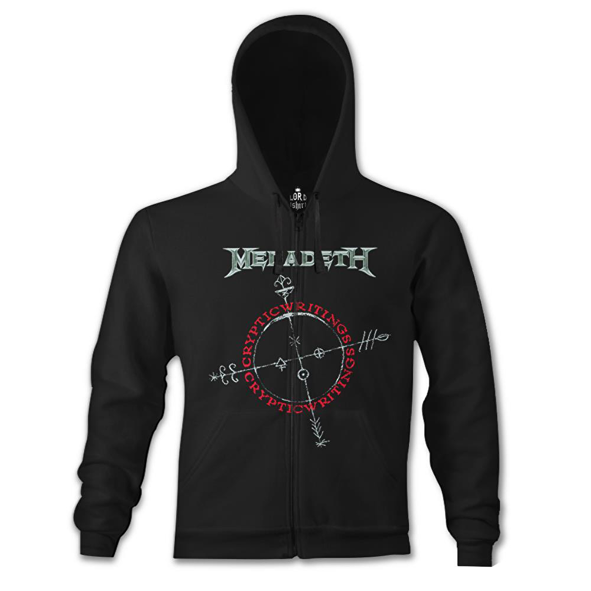 Megadeth - Cryptic Writings Siyah Erkek Kapşonlu