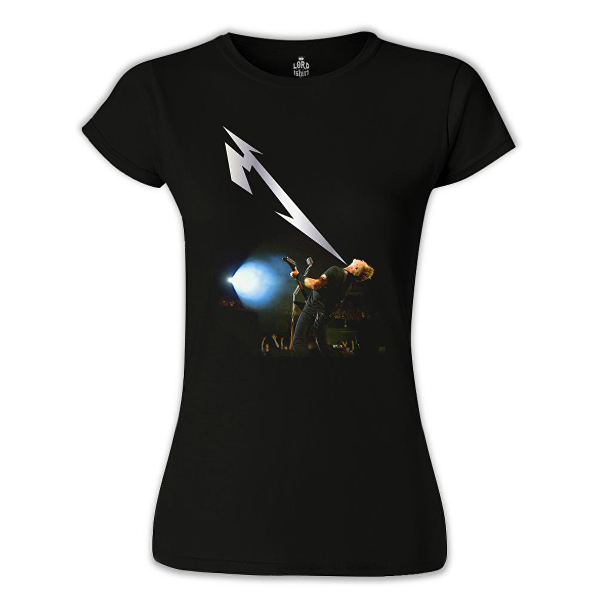 Metallica - James Light Siyah Bayan Tshirt