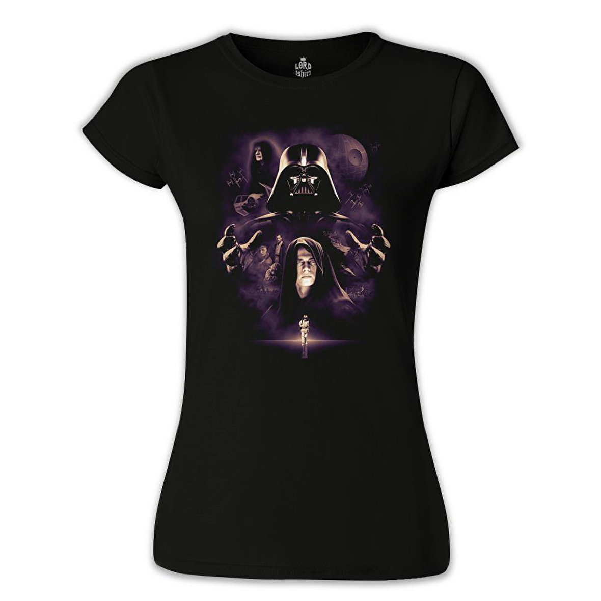 Star Wars - Darth Vader 2 Siyah Kadın Tshirt