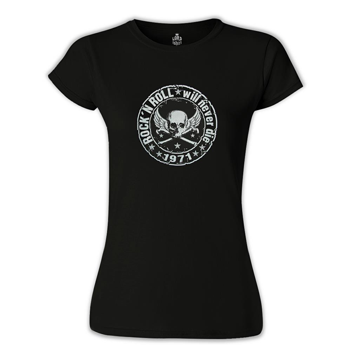 Rock 'N Roll Siyah Bayan Tshirt