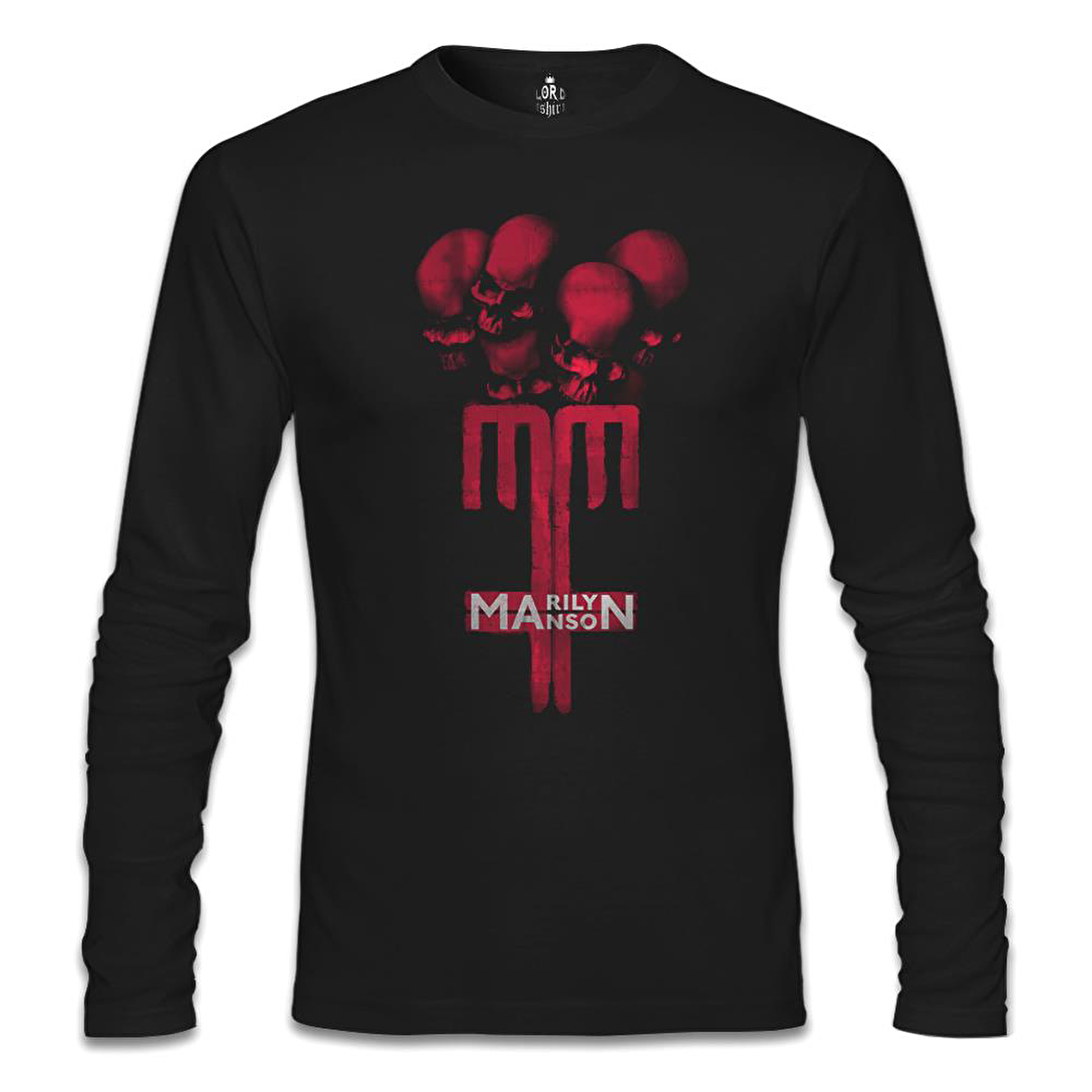 Marilyn Manson - MM Siyah Erkek Sweatshirt