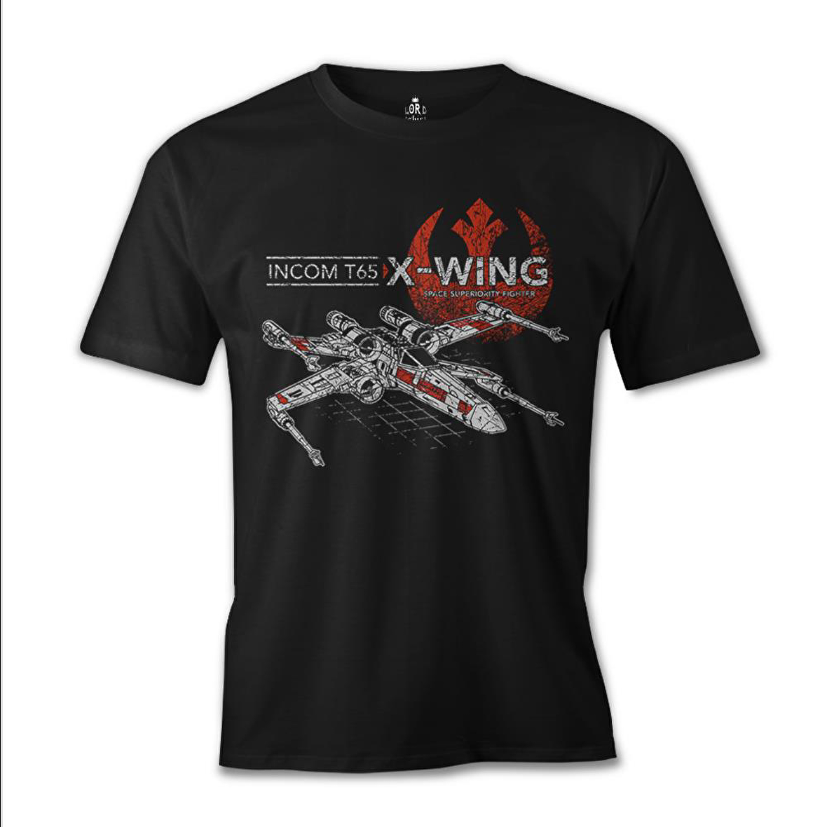 Star Wars - Incom T65 Siyah Erkek Tshirt