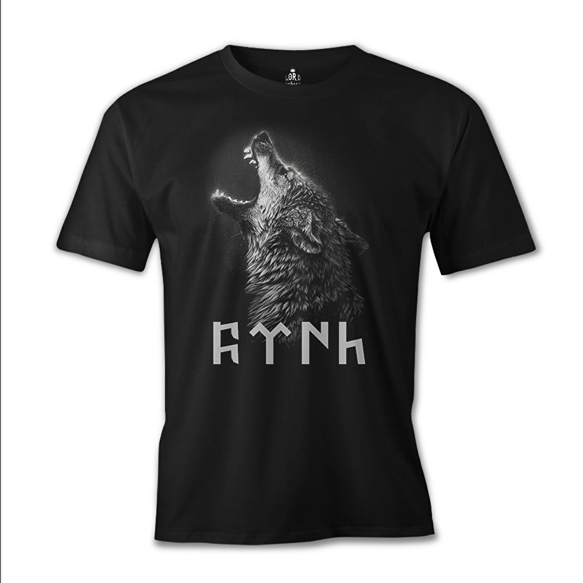 Türk Kurt Siyah Erkek Tshirt