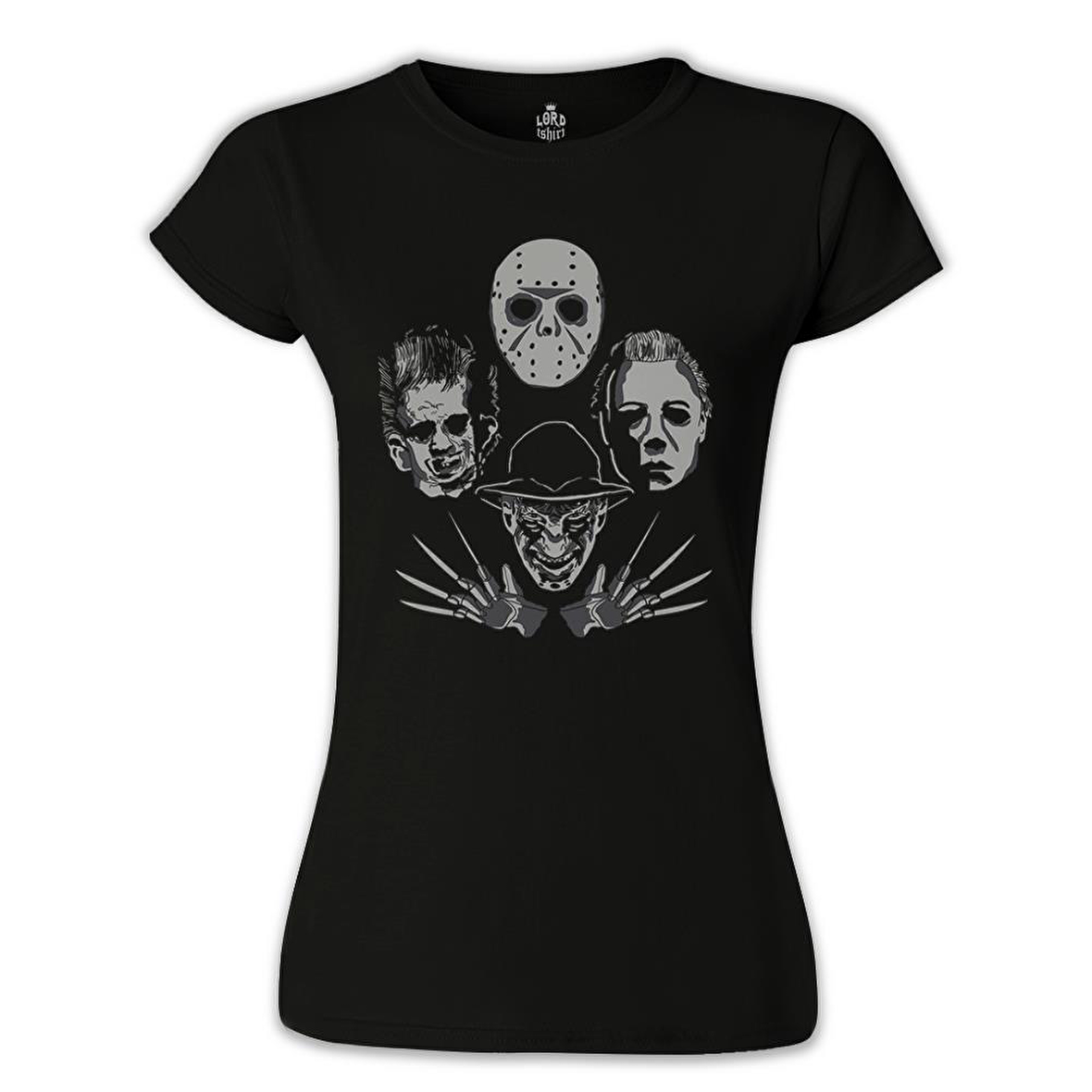 Kings of Horror Siyah Bayan Tshirt