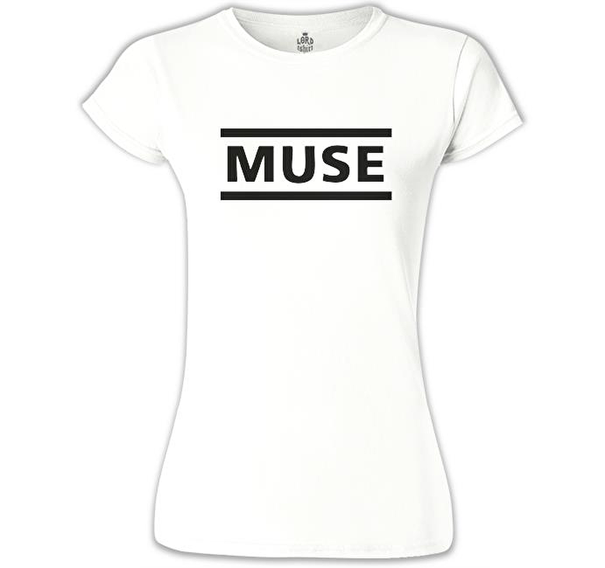 Muse - Logo Beyaz Bayan Tshirt