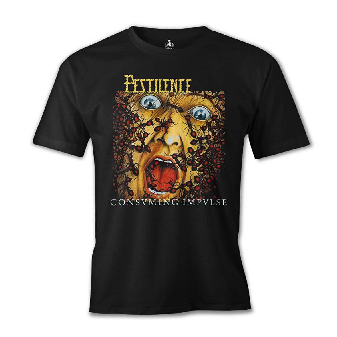 Pestilence - Consuming Impulse Siyah Erkek Tshirt