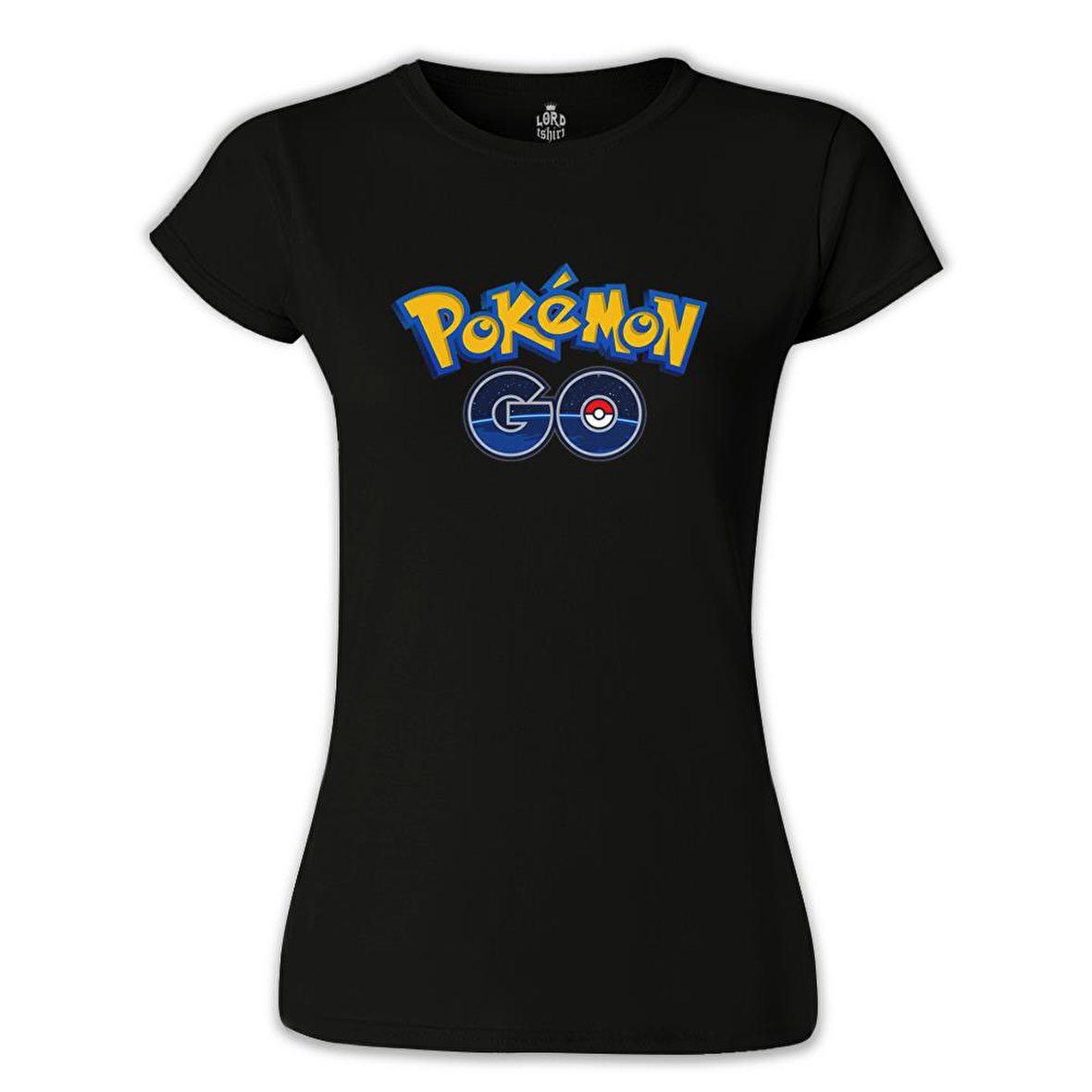 Pokemon Go - Logo Siyah Bayan Tshirt