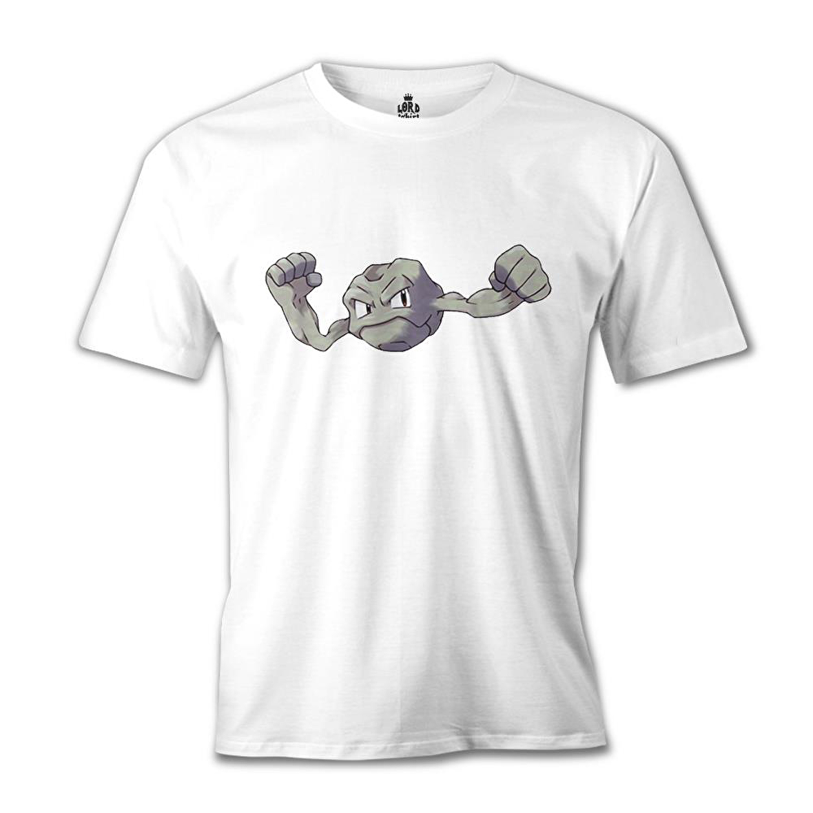 Pokemon - Geodude Beyaz Erkek Tshirt