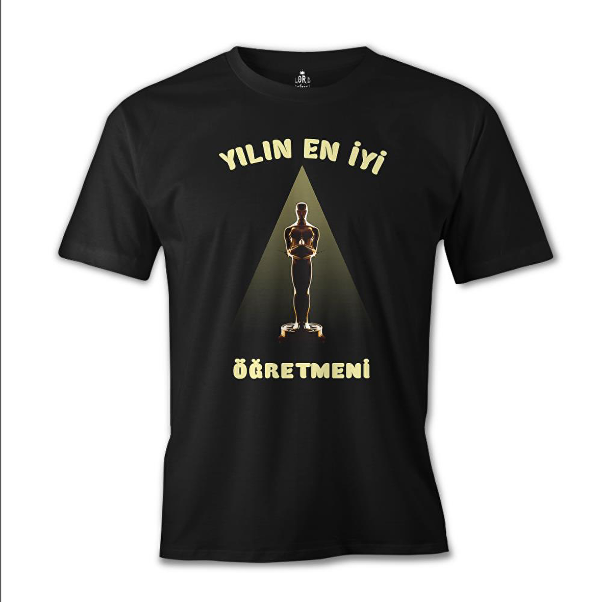 Yılın Öğretmeni Oscar Öğretmenler Günü Siyah Erkek Tshirt