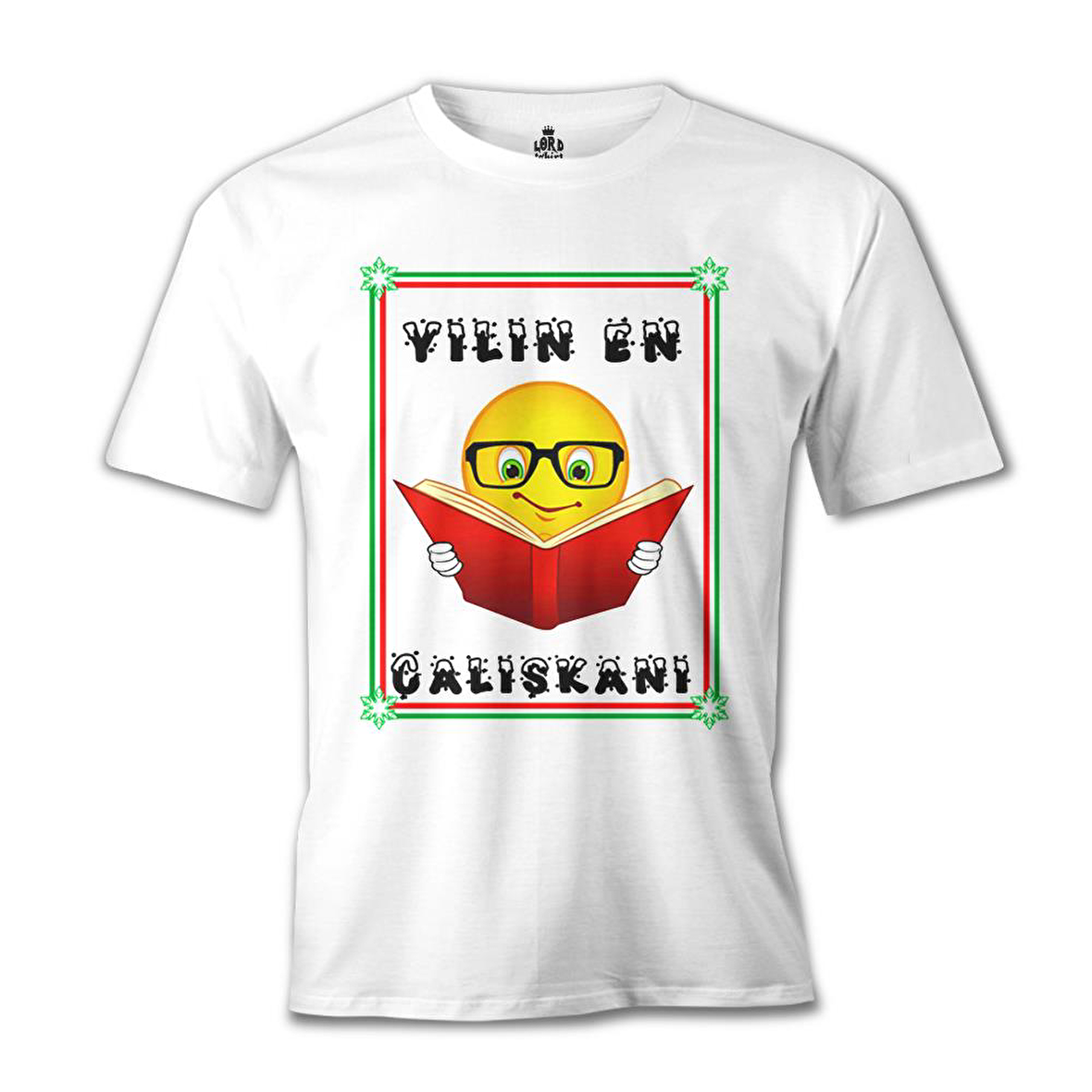 Yılın En Çalışkanı Beyaz Erkek Tshirt