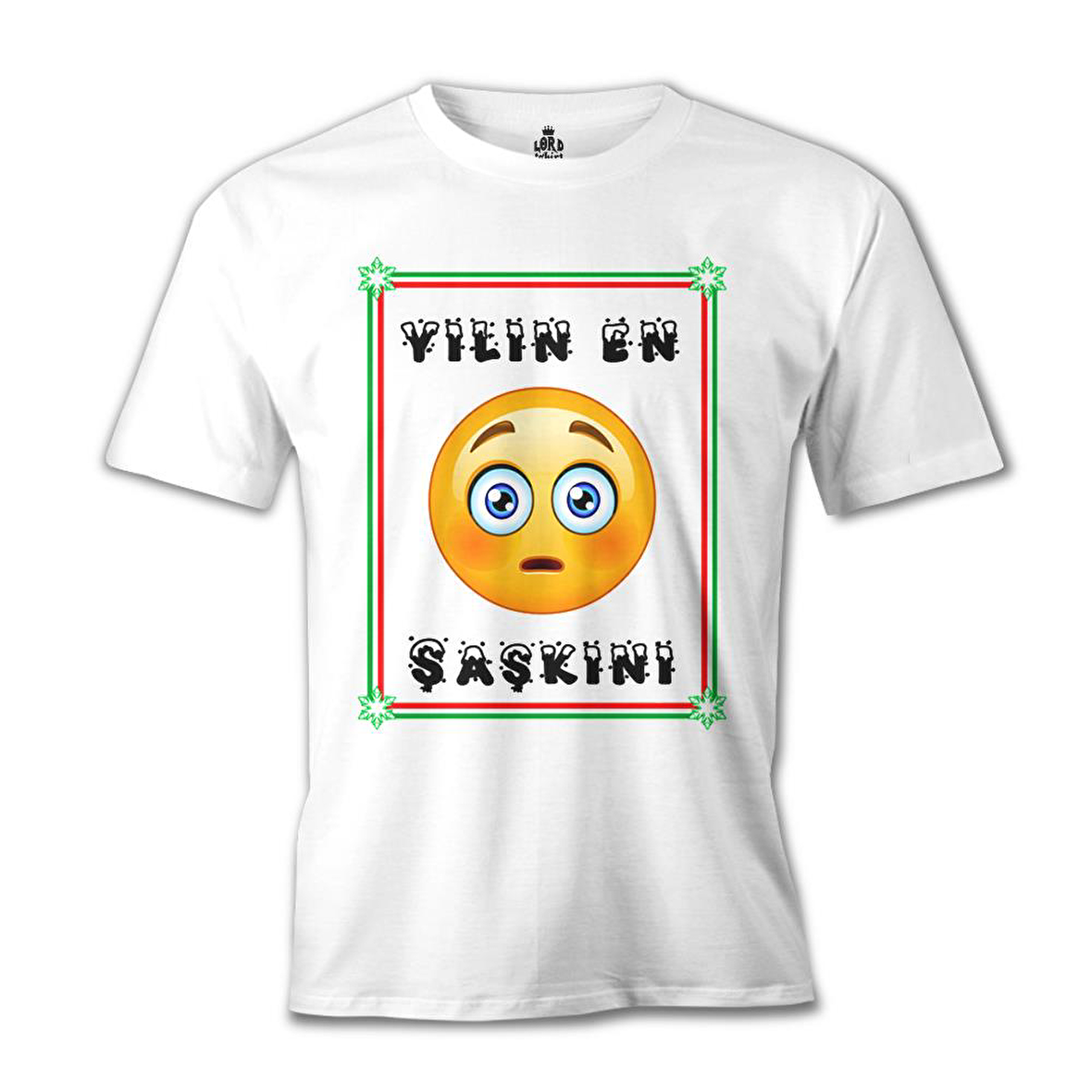 Yılın En Şaşkını Beyaz Erkek Tshirt