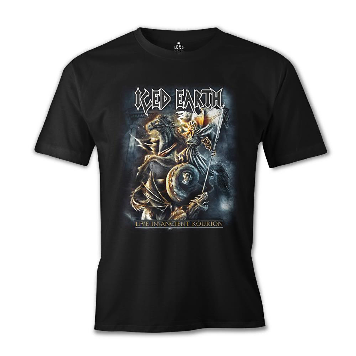 Iced Earth - Live in Ancient Kourion Siyah Erkek Tshirt