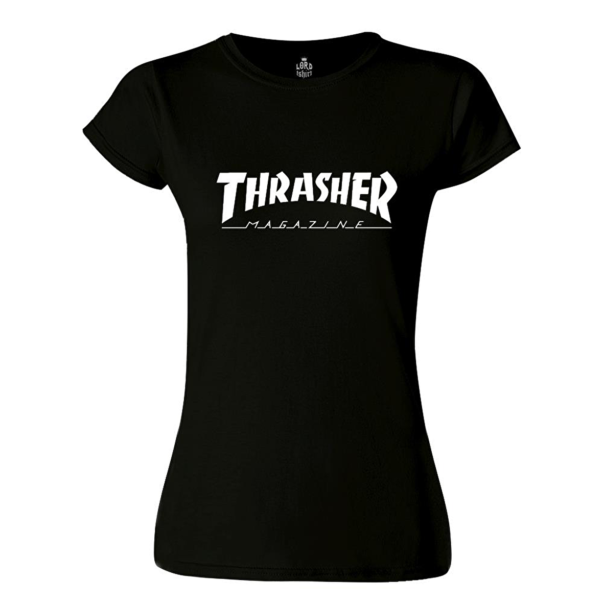 Thrasher Magazine Siyah Bayan Tshirt