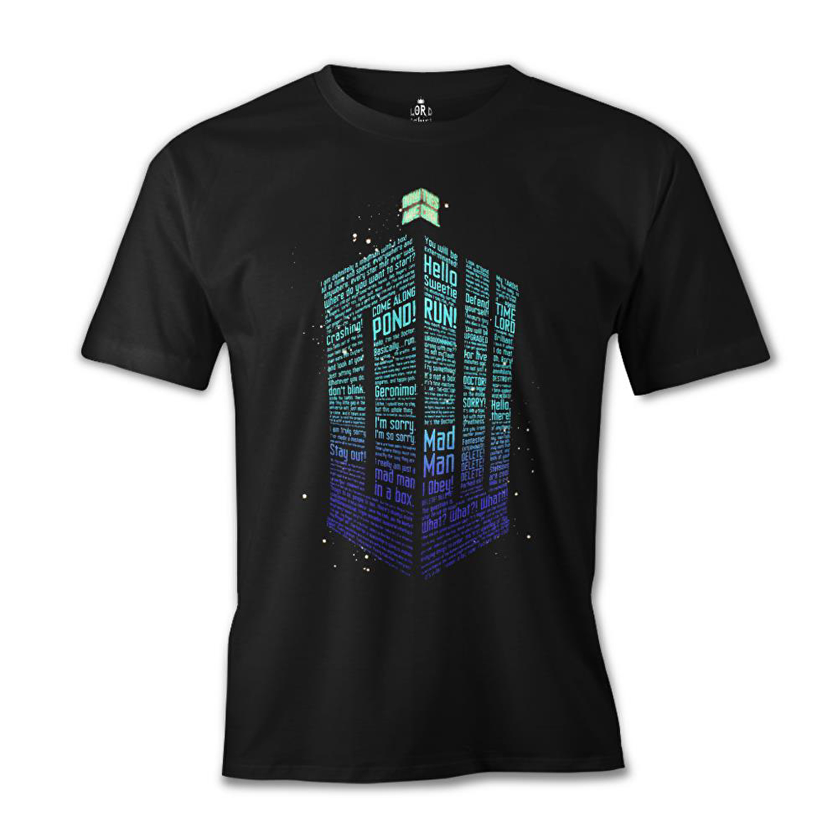 Doctor Who - Bow Ties Siyah Erkek Tshirt