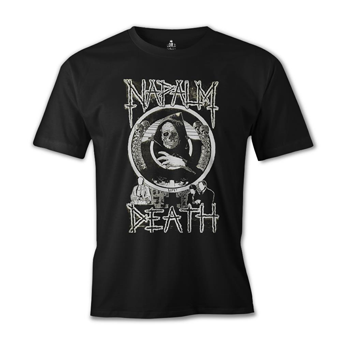 Napalm Death - Life? Siyah Erkek Tshirt