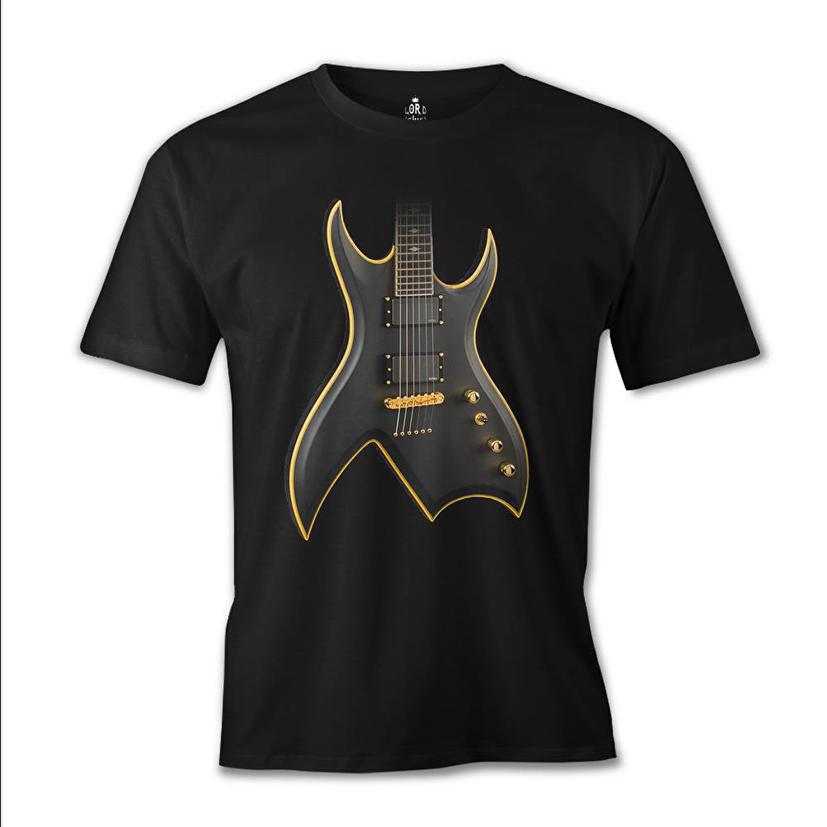 Gitar Siyah Erkek Tshirt