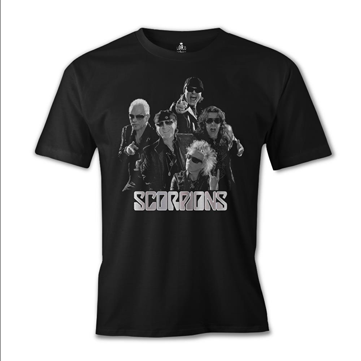 Scorpions - Group Siyah Erkek Tshirt