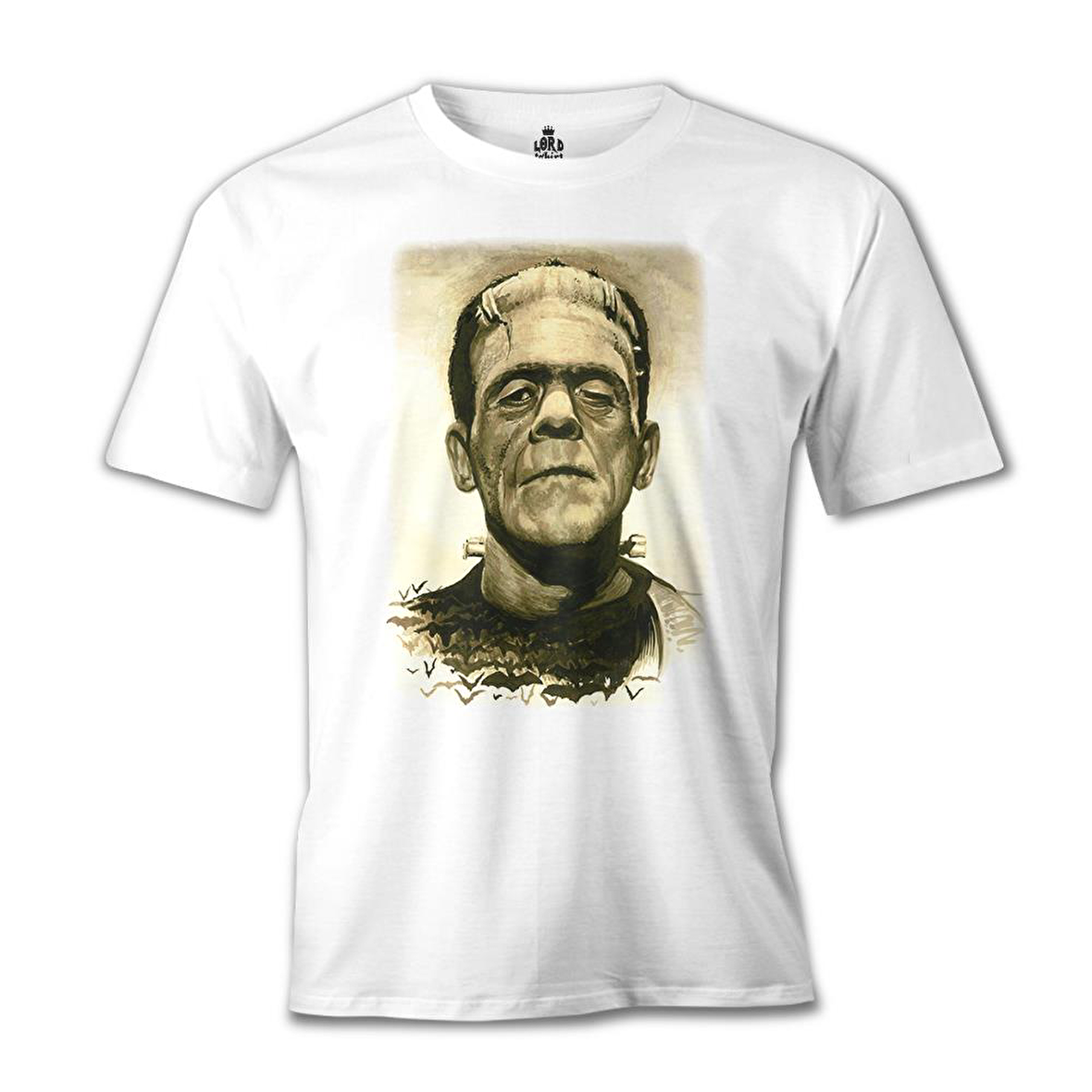Frankenstein Beyaz Erkek Tshirt