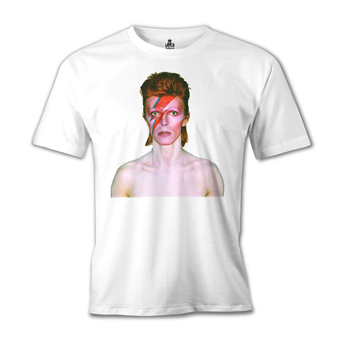 David Bowie Beyaz Erkek Tshirt