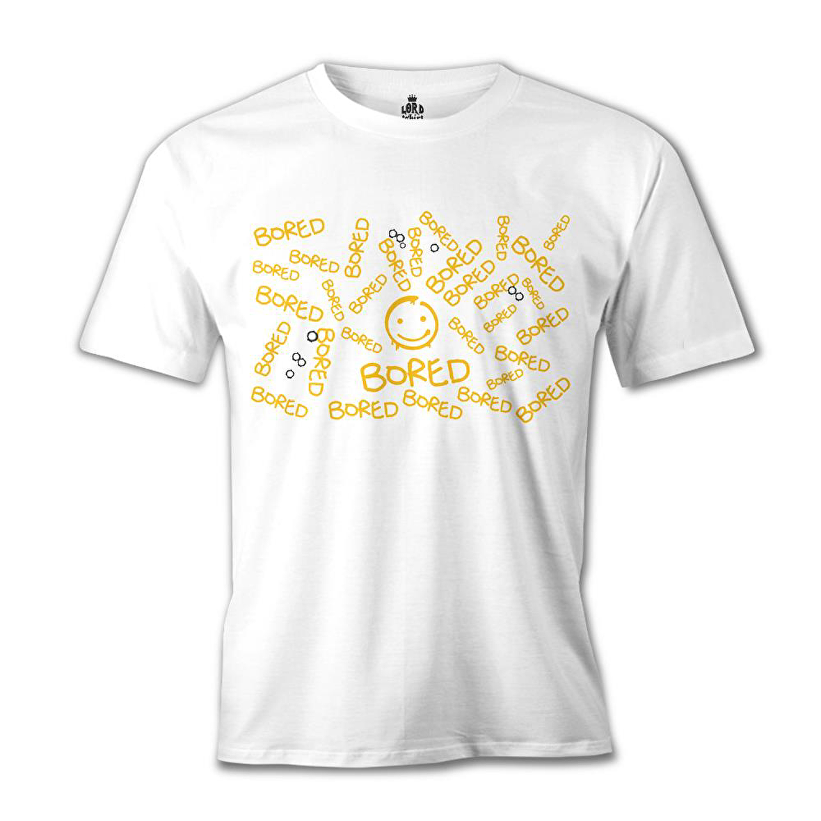 Sherlock -  is Bored Beyaz Erkek Tshirt