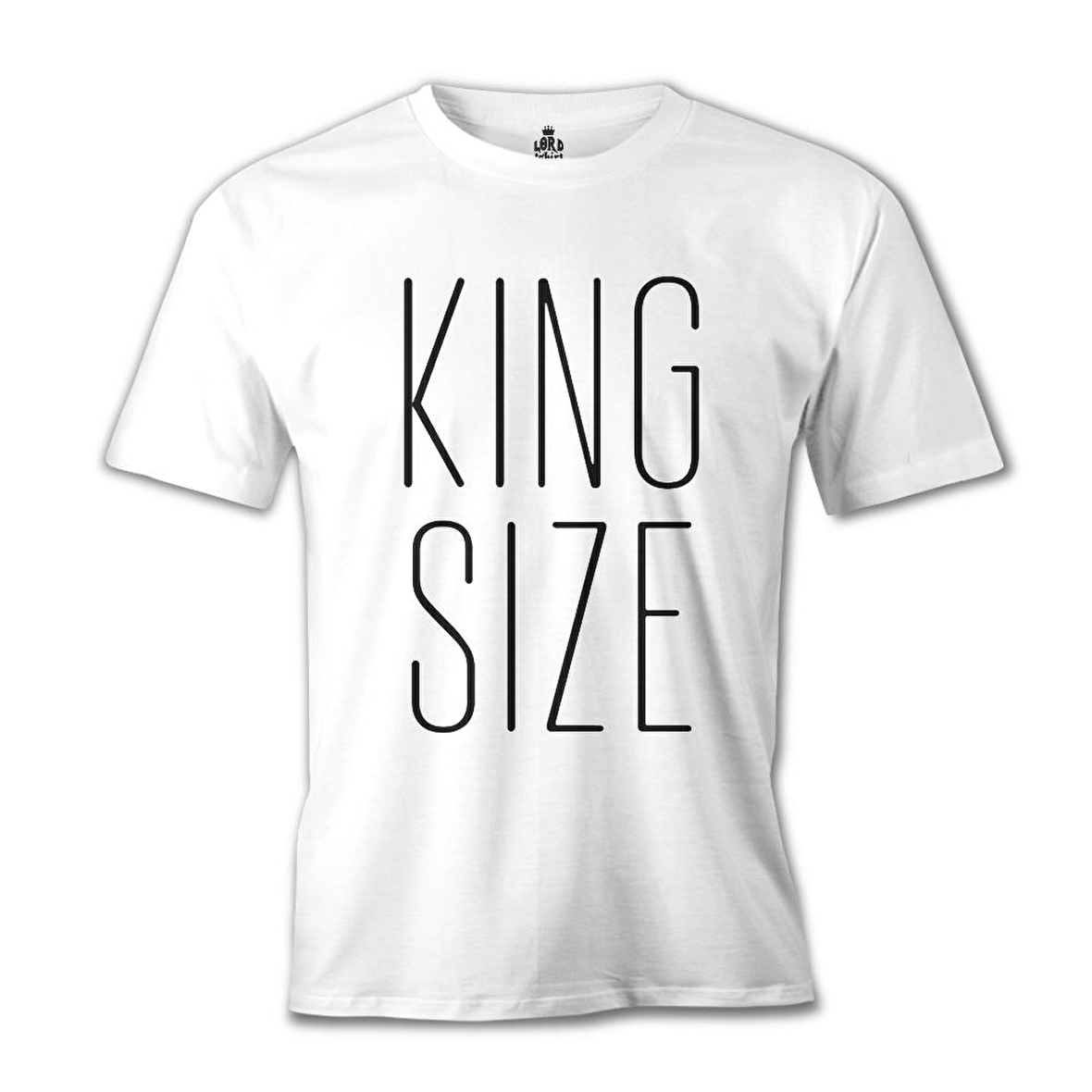 King Size Beyaz Erkek Tshirt