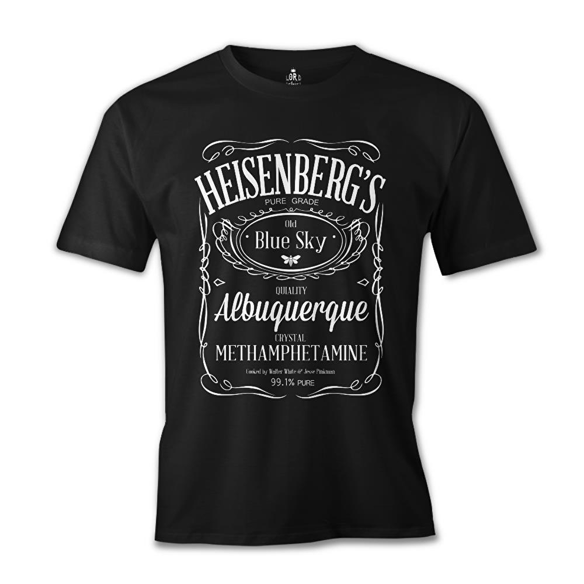 Breaking Bad - Heisenberg's Siyah Erkek Tshirt
