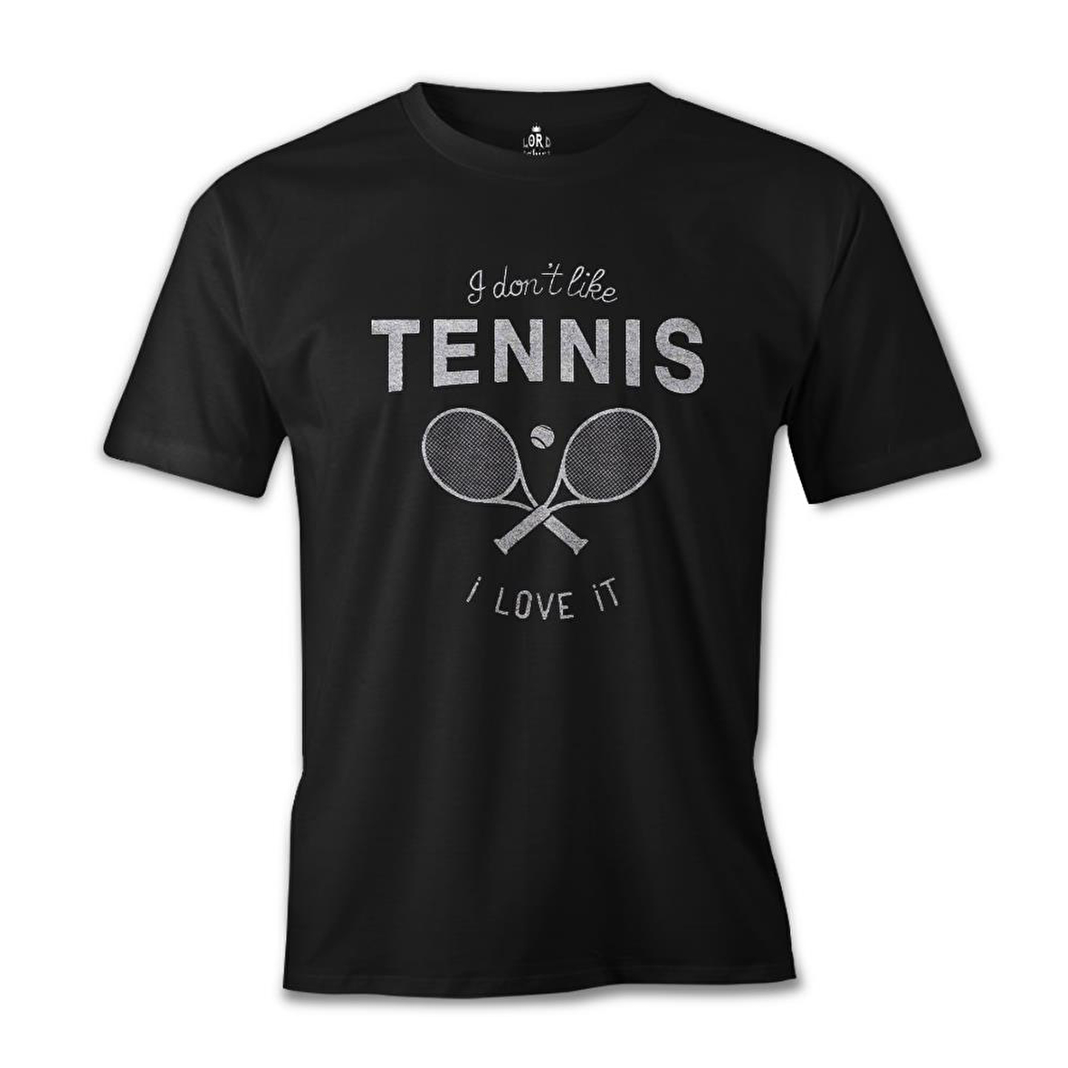 Tenis - Love It Siyah Erkek Tshirt
