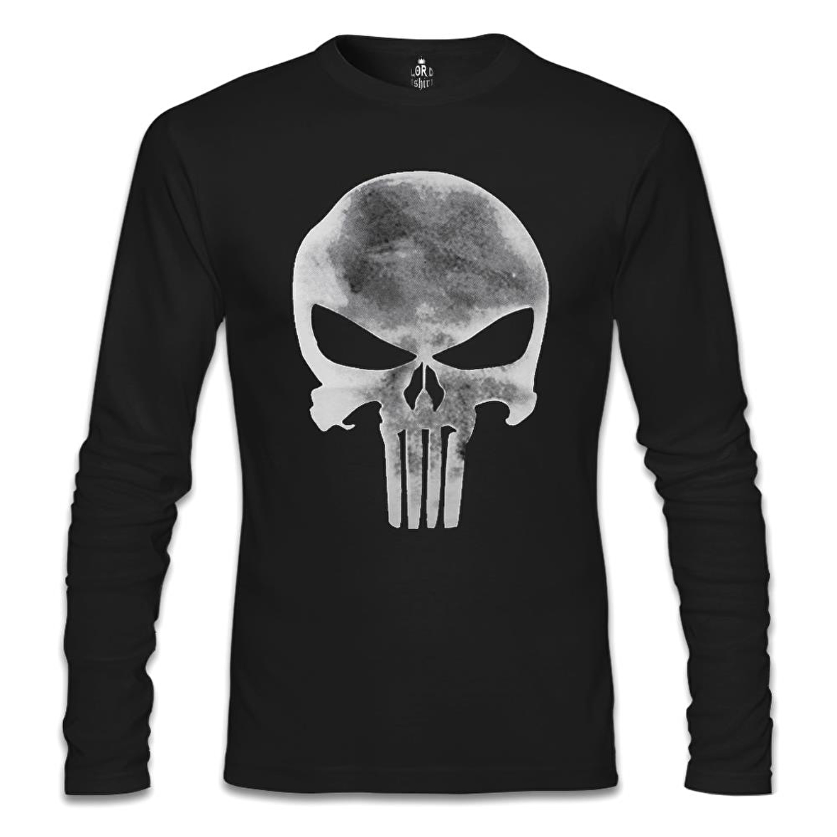 Punisher - Logo Siyah Erkek Sweatshirt
