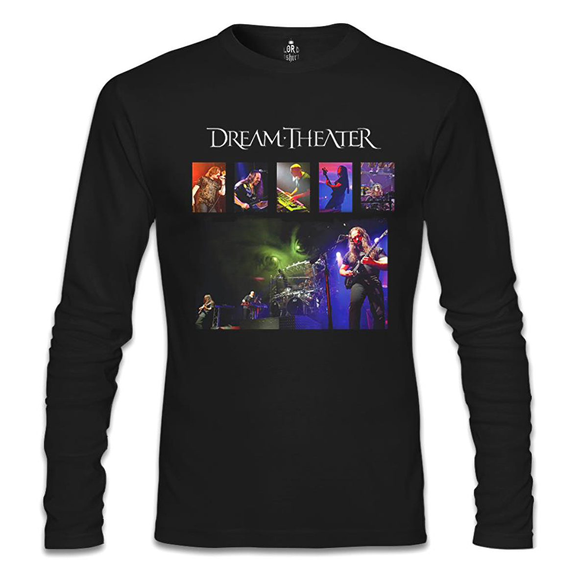 Dream Theater - Konser Siyah Erkek Sweatshirt