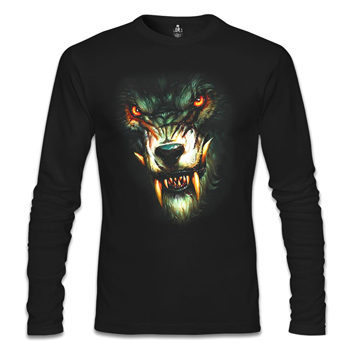 WareWolf Siyah Erkek Sweatshirt