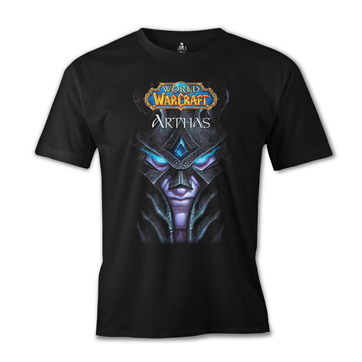 World Warcraft - Arthas Siyah Erkek Tshirt