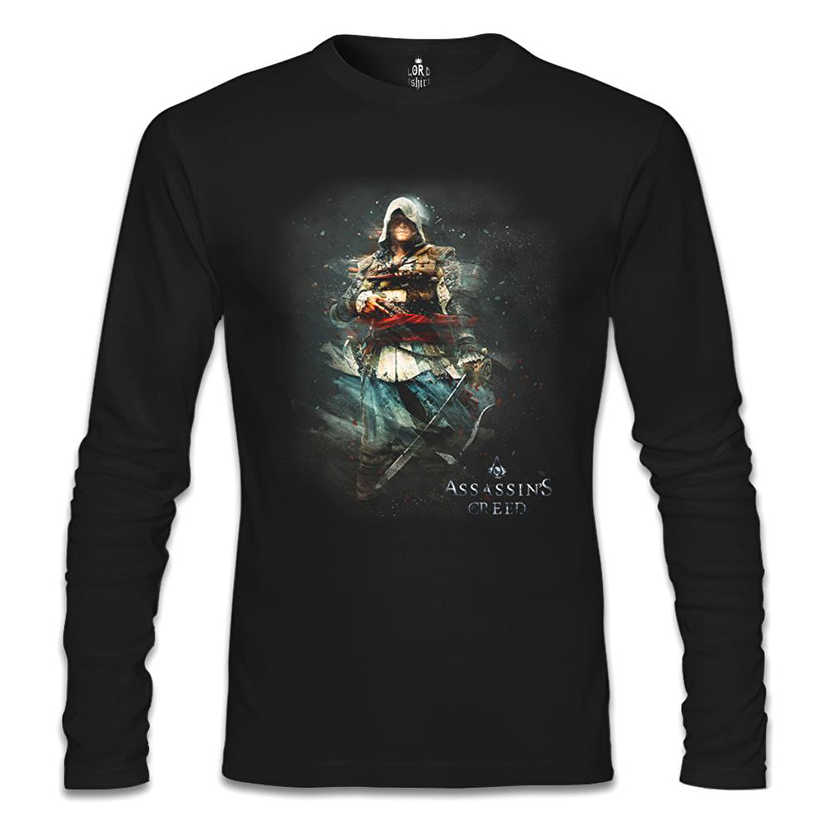 Assassin's Creed 2 Siyah Erkek Sweatshirt