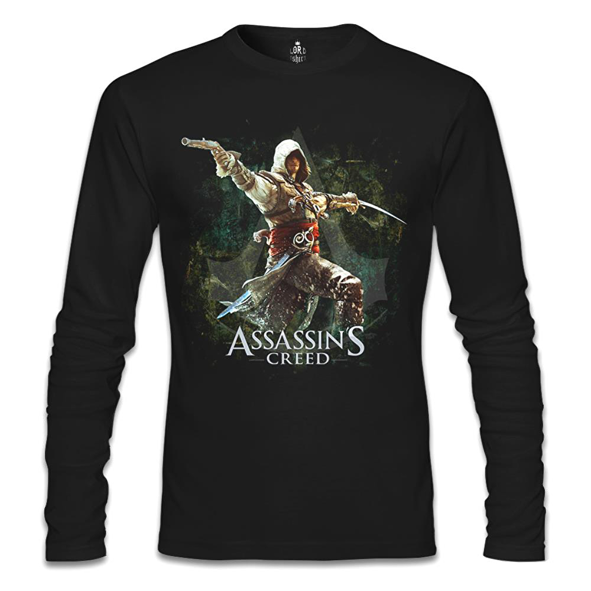 Assassin's Creed 3 Siyah Erkek Sweatshirt