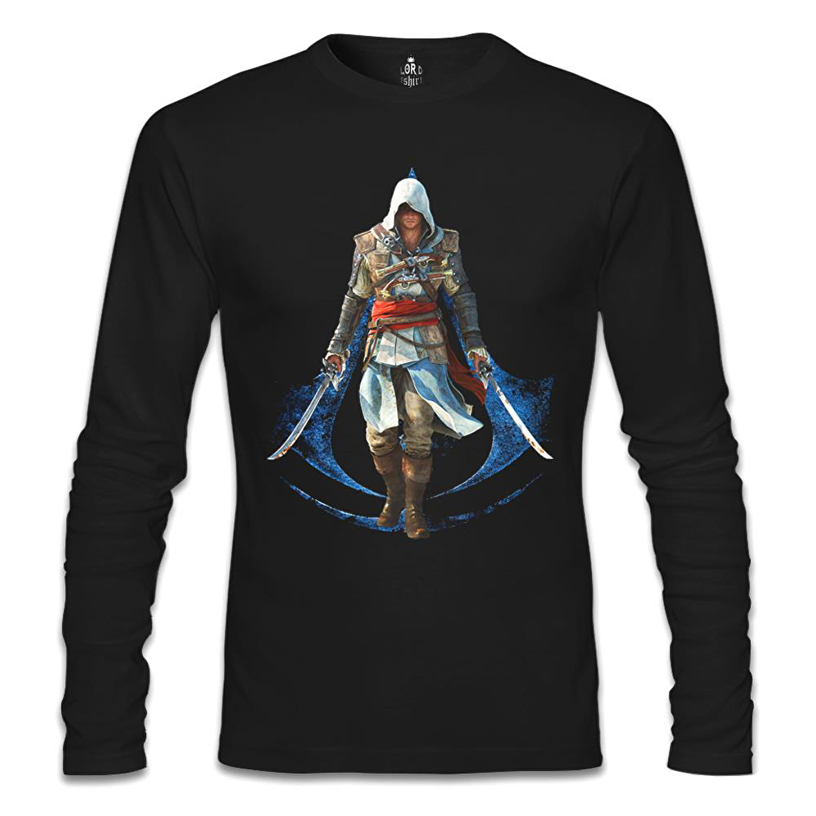 Assassin's Creed 6 Siyah Erkek Sweatshirt