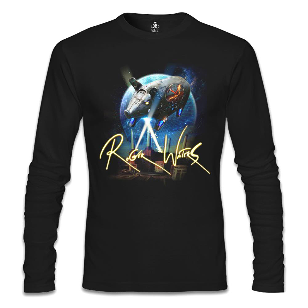 Pink Floyd - Roger Waters Siyah Erkek Sweatshirt