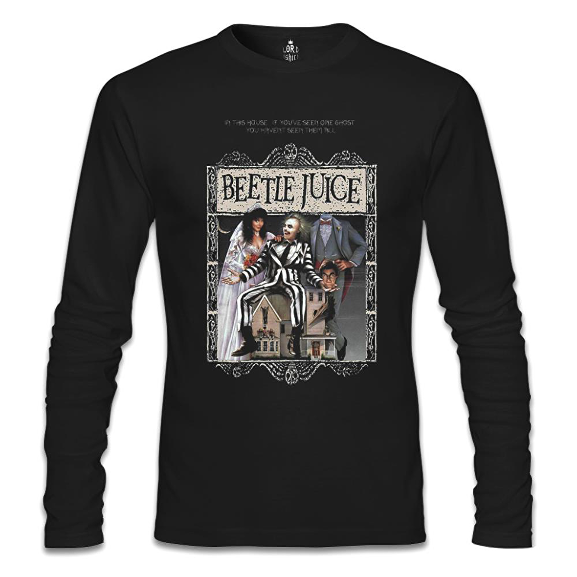 Beetle Juice Siyah Erkek Sweatshirt