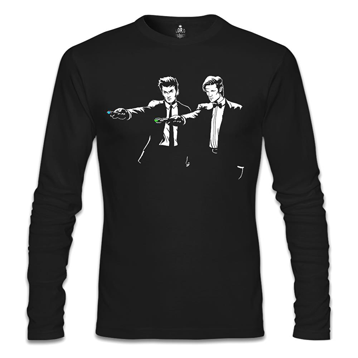 Doctor Who - Timefiction Siyah Erkek Sweatshirt