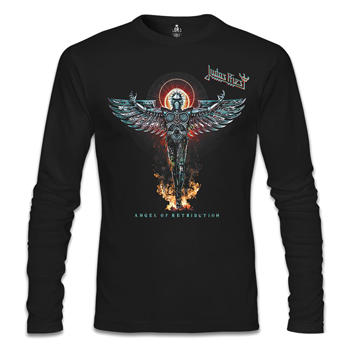 Judas Priest  - Angel Siyah Erkek Sweatshirt