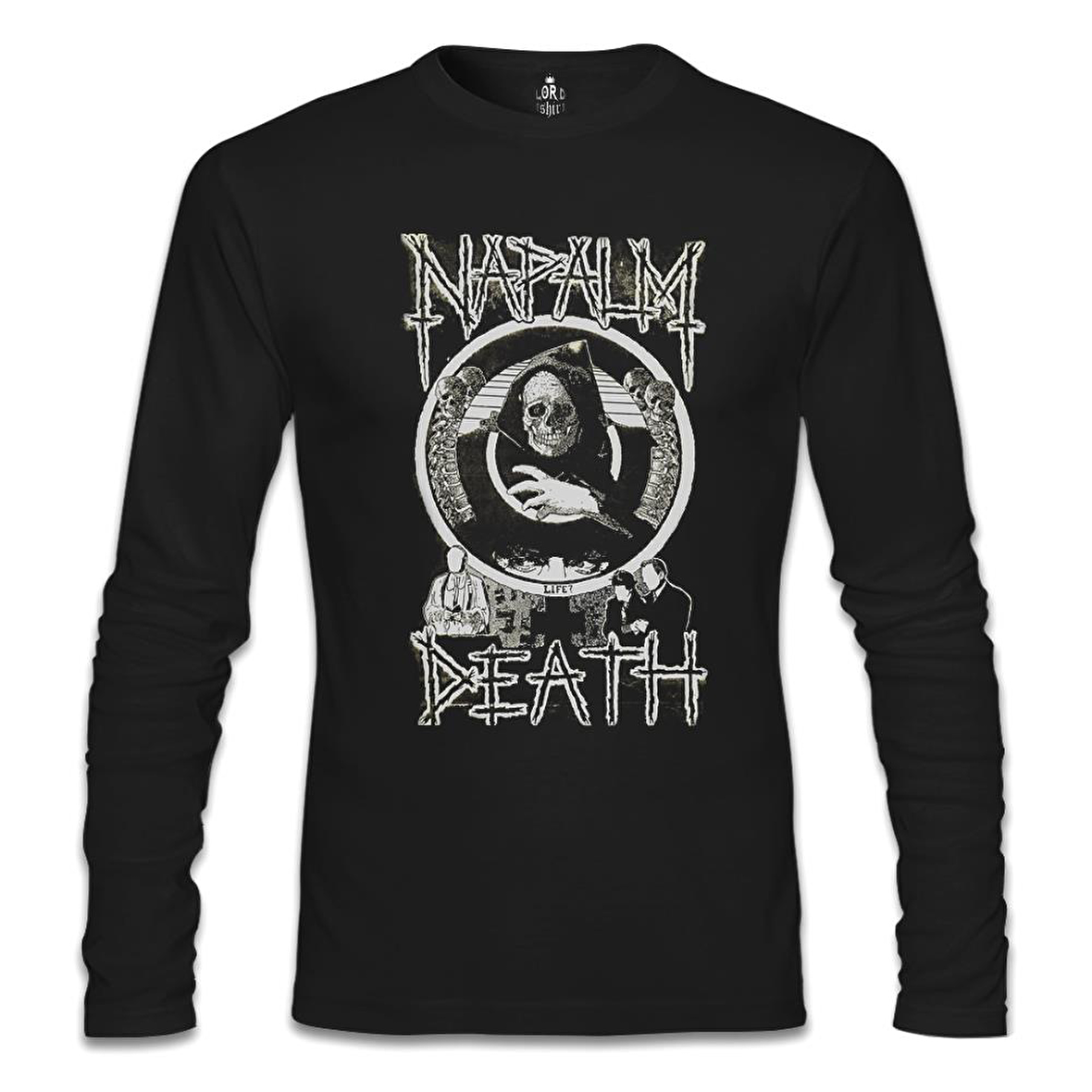 Napalm Death - Life? Siyah Erkek Sweatshirt
