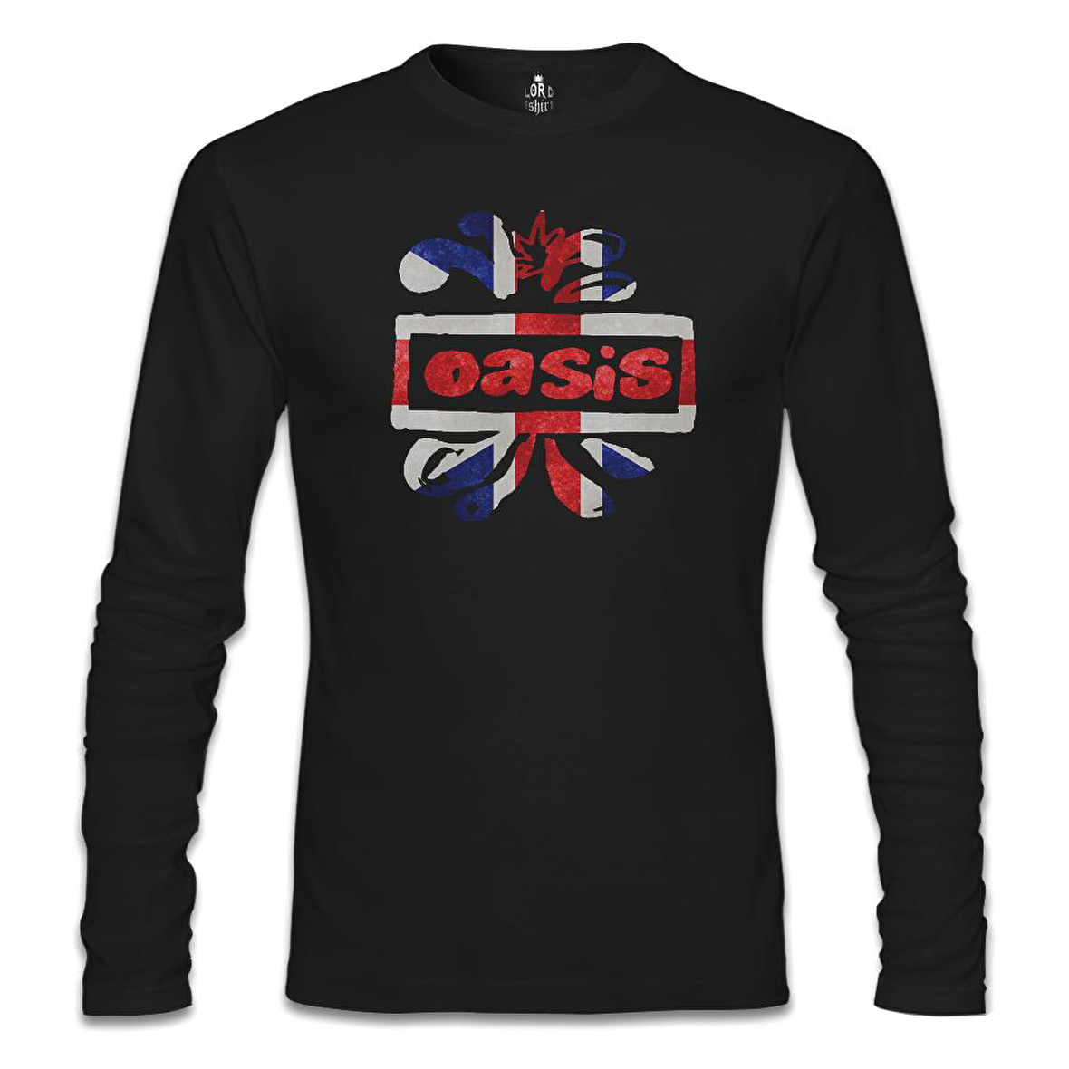 Oasis Logo Siyah Erkek Sweatshirt