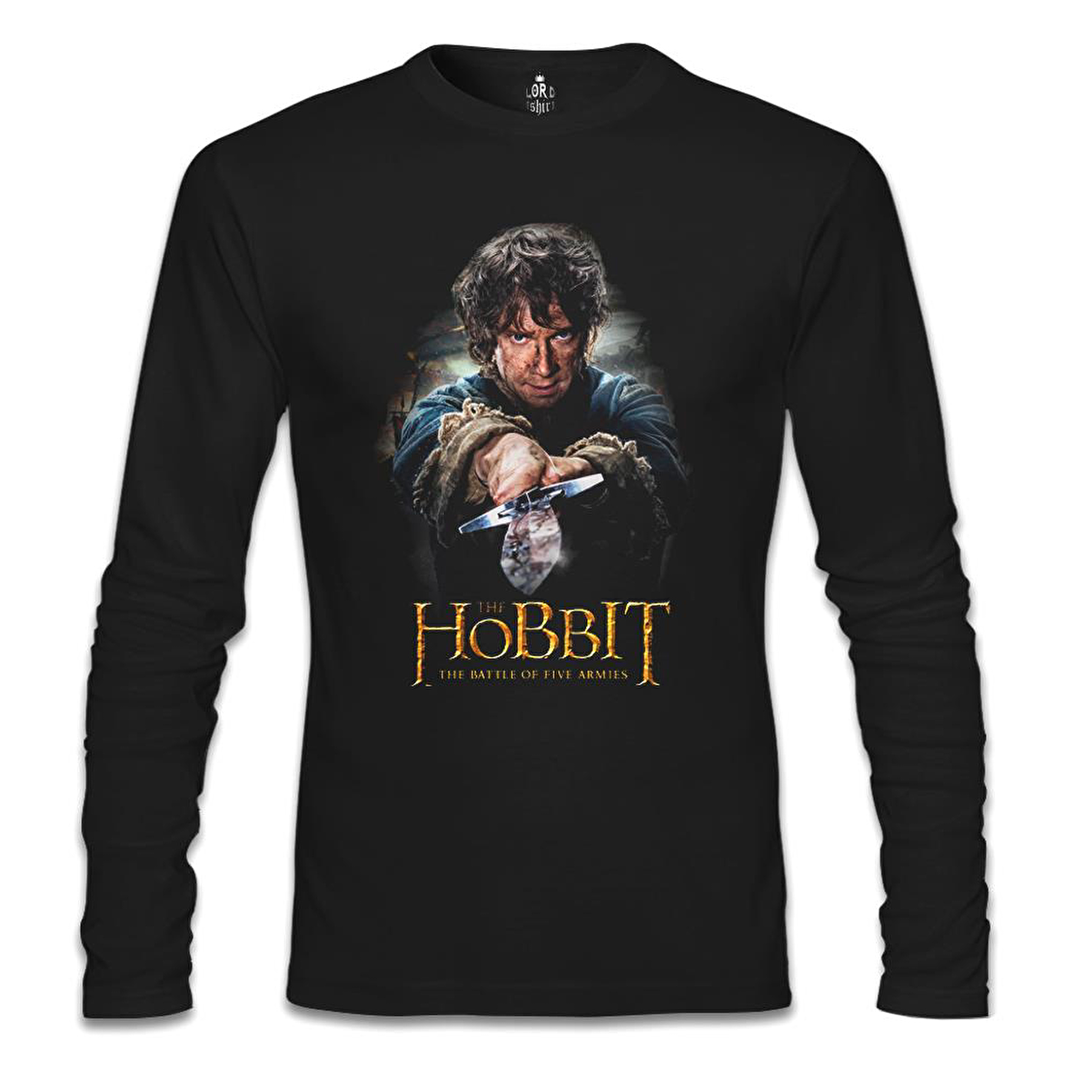 Hobbit - The Battle of Five Armies Siyah Erkek Sweatshirt