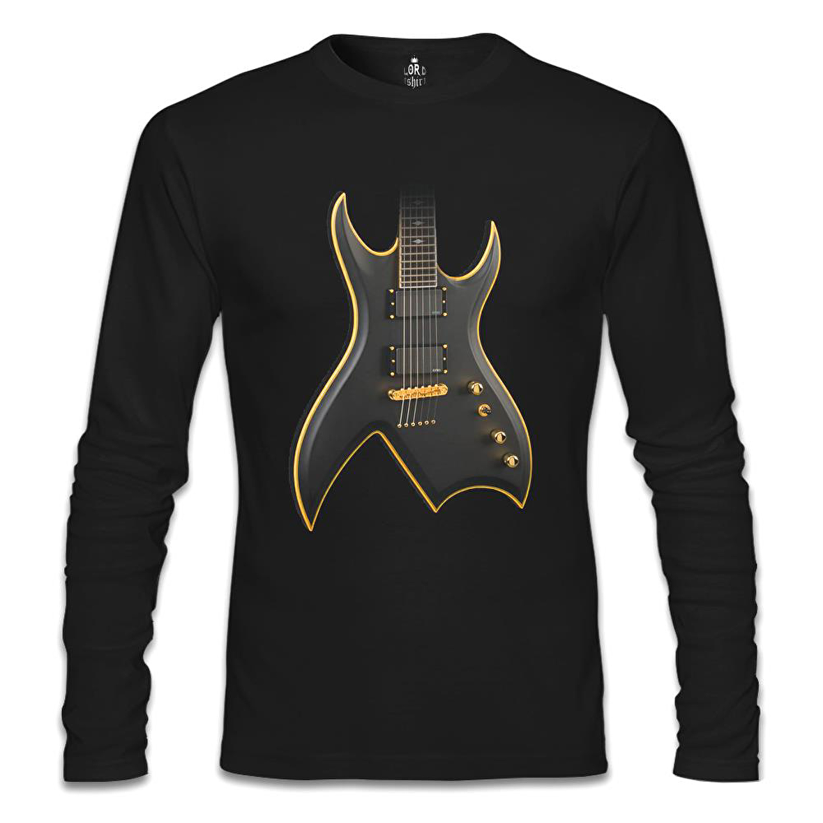 Gitar Siyah Erkek Sweatshirt