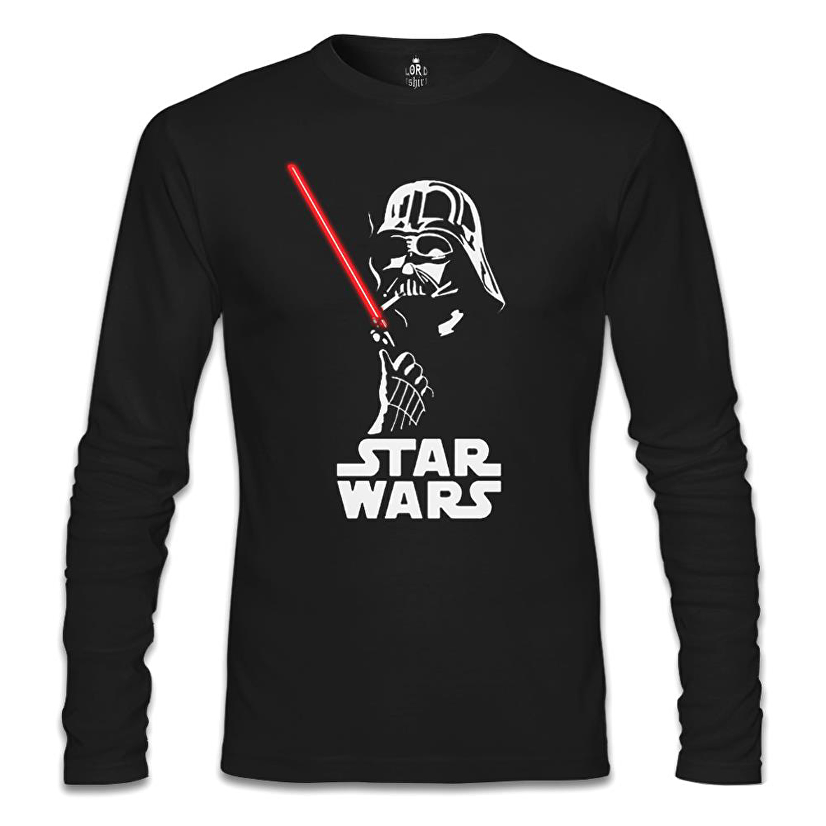 Darth Vader Smoking Siyah Erkek Sweatshirt