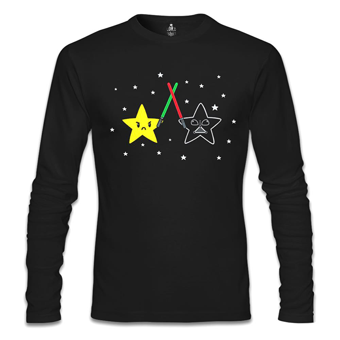 Real Star Wars Siyah Erkek Sweatshirt