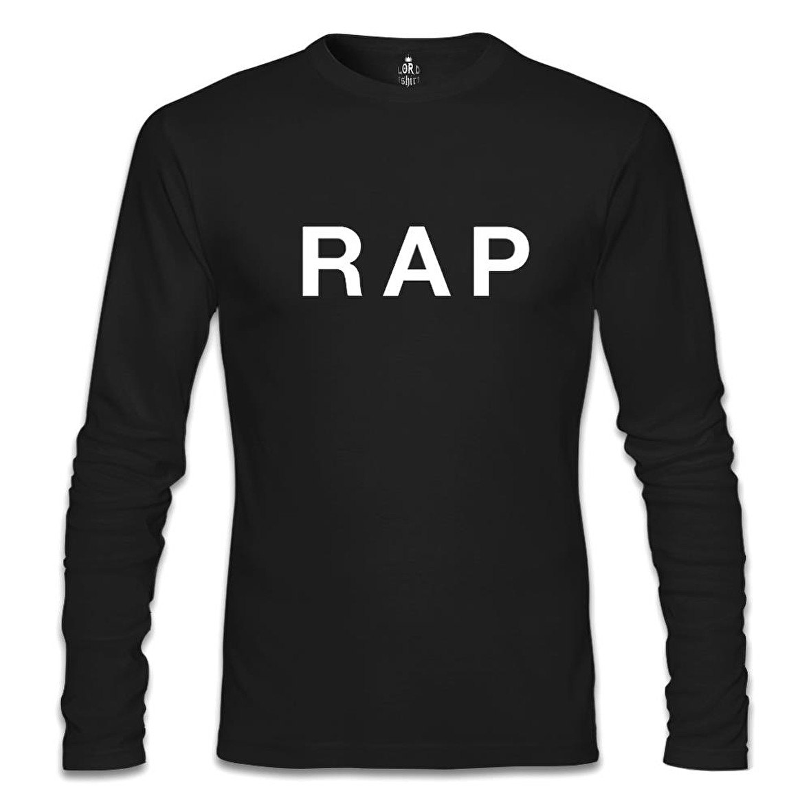 RAP Siyah Erkek Sweatshirt