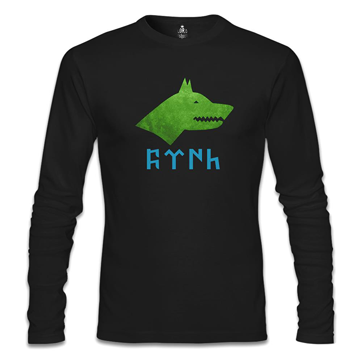 Türk Kurt 2 Siyah Erkek Sweatshirt