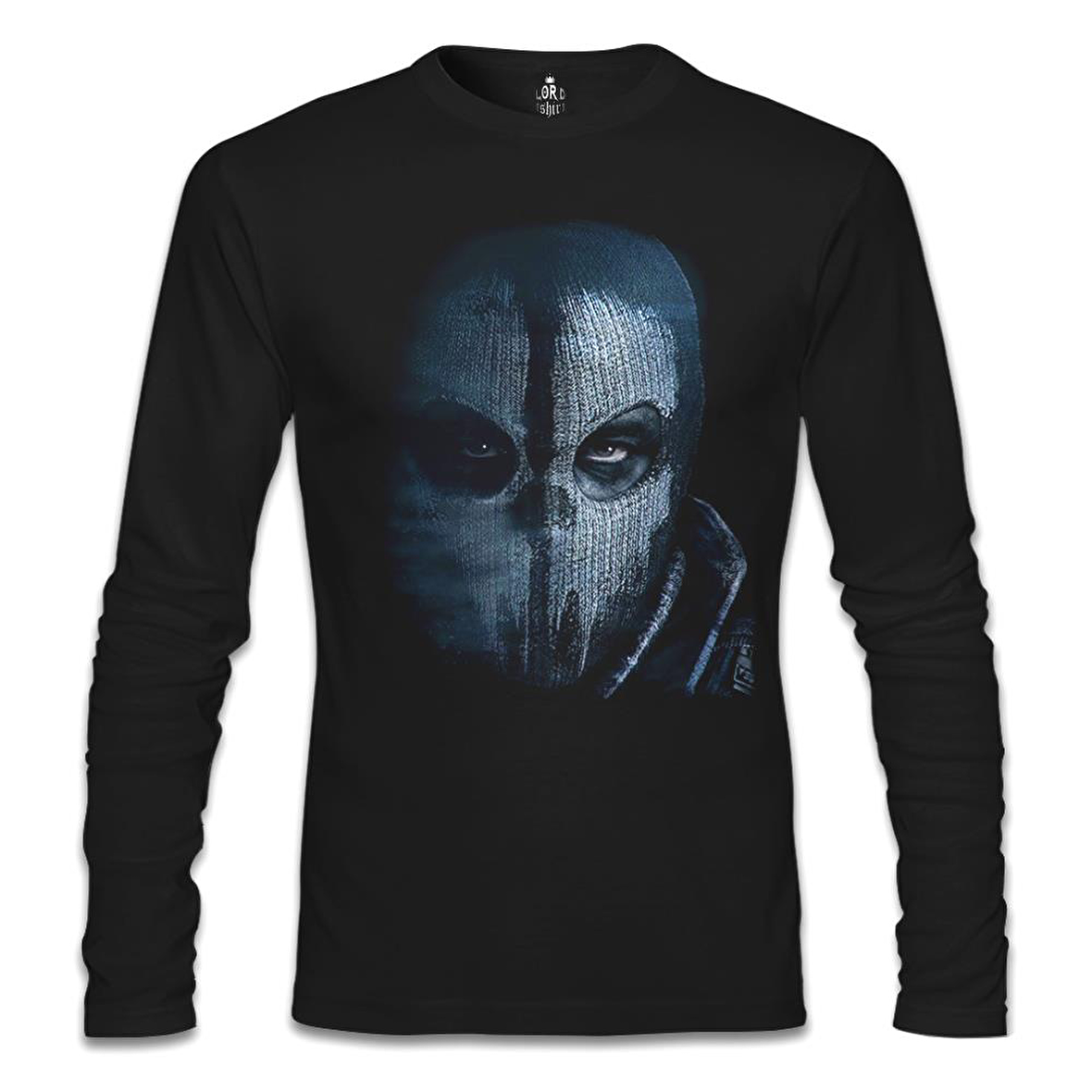 Call of Duty - Ghosts Mask Siyah Erkek Sweatshirt