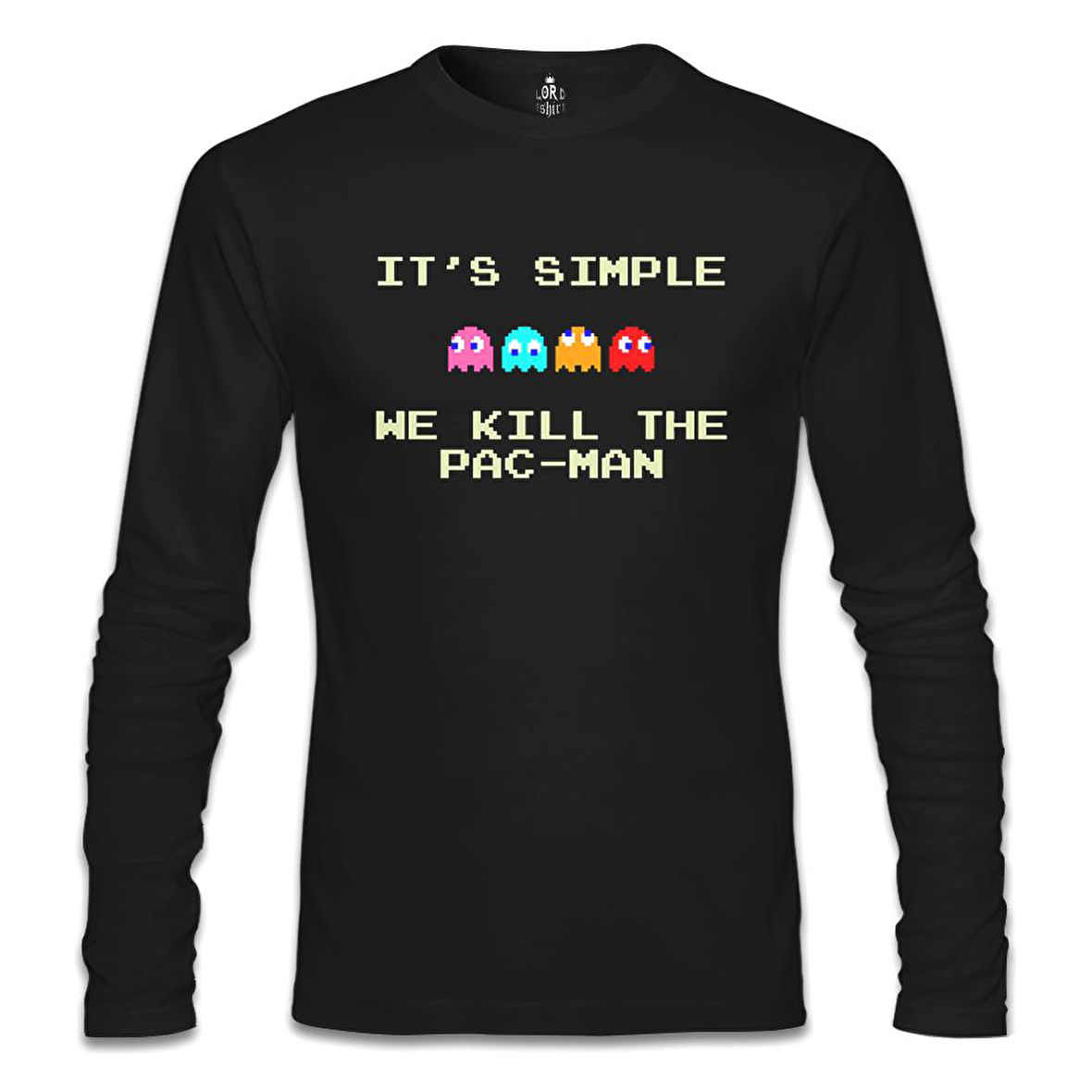 We Kill the Pac-Man Siyah Erkek Sweatshirt